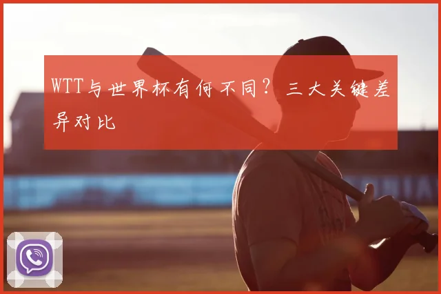WTT与世界杯有何不同？三大关键差异对比